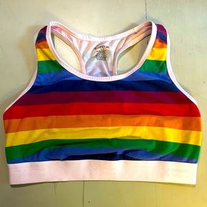 Two TomboyX cotton bras. Size XL